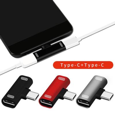 Adapter Multifunctional Reliable Alloy USB Type C To Dual Type-C Splitter Converter