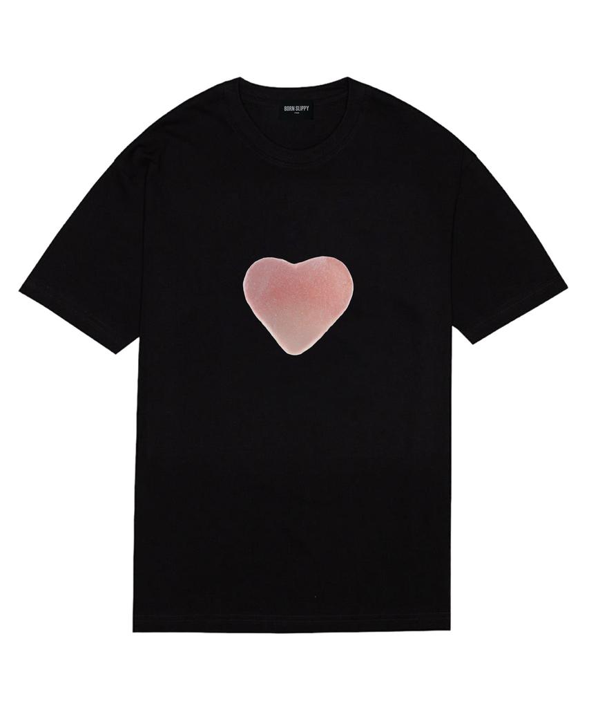 Bonseullipi Sugar Heart Jelly T-Shirt (Black)