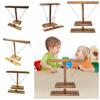 Handheld Ring Toss Game Wooden Board Games Battle Table Top Games  Bar