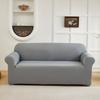 Solid Color Elastic Sofa Cover Full Package, Single And Double Three Or Four People Sofa Cushion Fabric Full Cover Combination