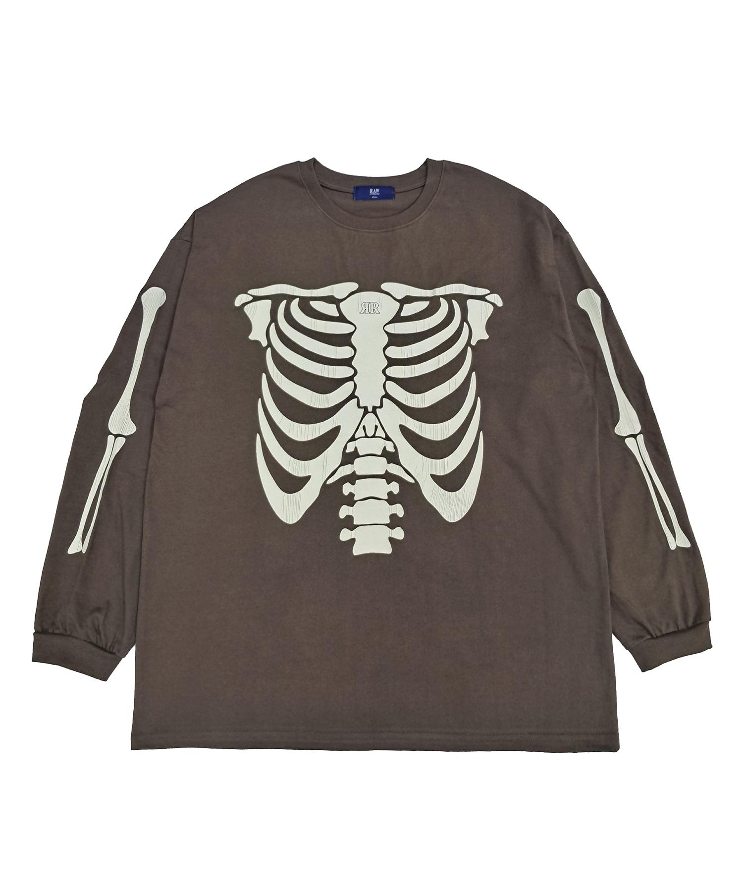 Row Lab Bone Cracked Binder Long Sleeve (Brown) M