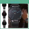 Stylish Geneva Couple Quartz Watch For Men And Women Business Casual Design Waterproof Decorative 10m Water Resistance