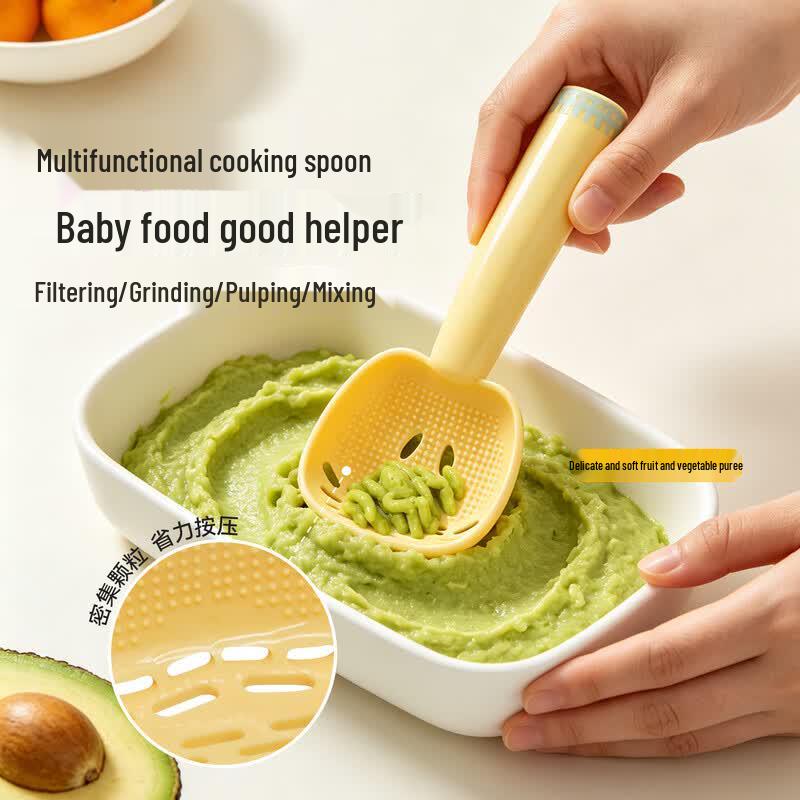 Multi-functional Kitchen Cooking Spoon & Masher
