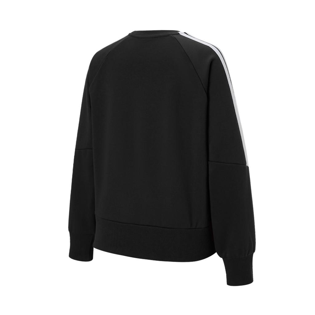 Adidas Three Stripe Crew Neck Pullover Long Sleeve Sweatshirt Women sweatshirt KQ5364