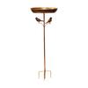 Bird Bath 82cm Standing Feeding Bowl for Outdoor Garden Metal Bird Basin Water Bath for Wild Birds Bath Food Water Bowl