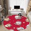 1PC Chiikawa Office Round Area Rug Suitable For Office, Under Office Chairs Bedroom Living Room Home Decor, Room Deco T1224012