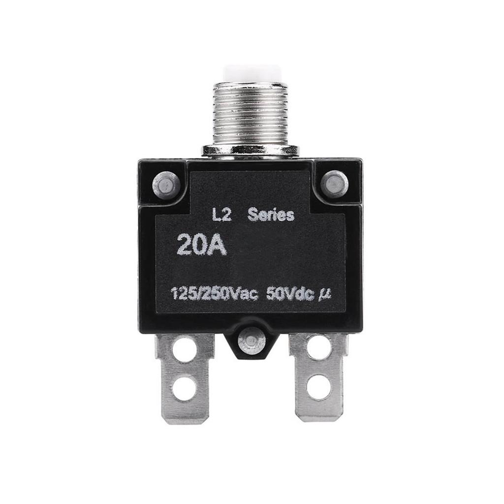 AC 125 250V Reset Thermal Switch Circuit Breaker Over Current Overload Protector for Generator
