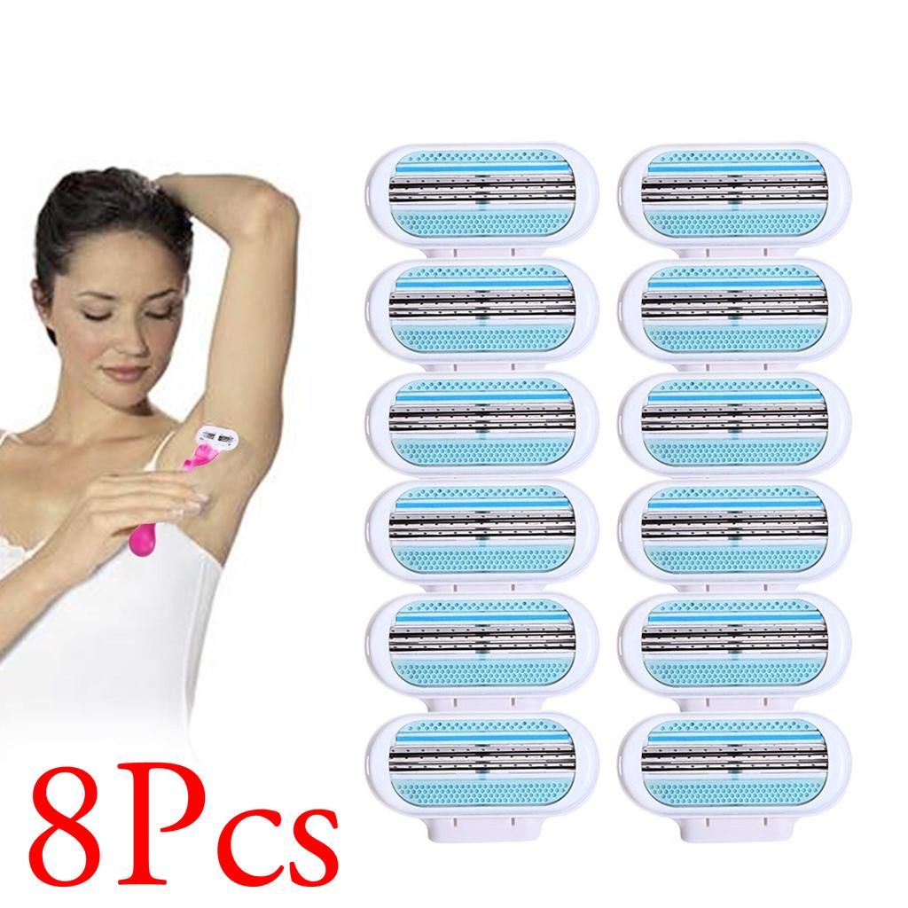 Buy Women Venus 4pcs/set 1pcs 3-blade Safety Razors Shaving Ear Hair ...