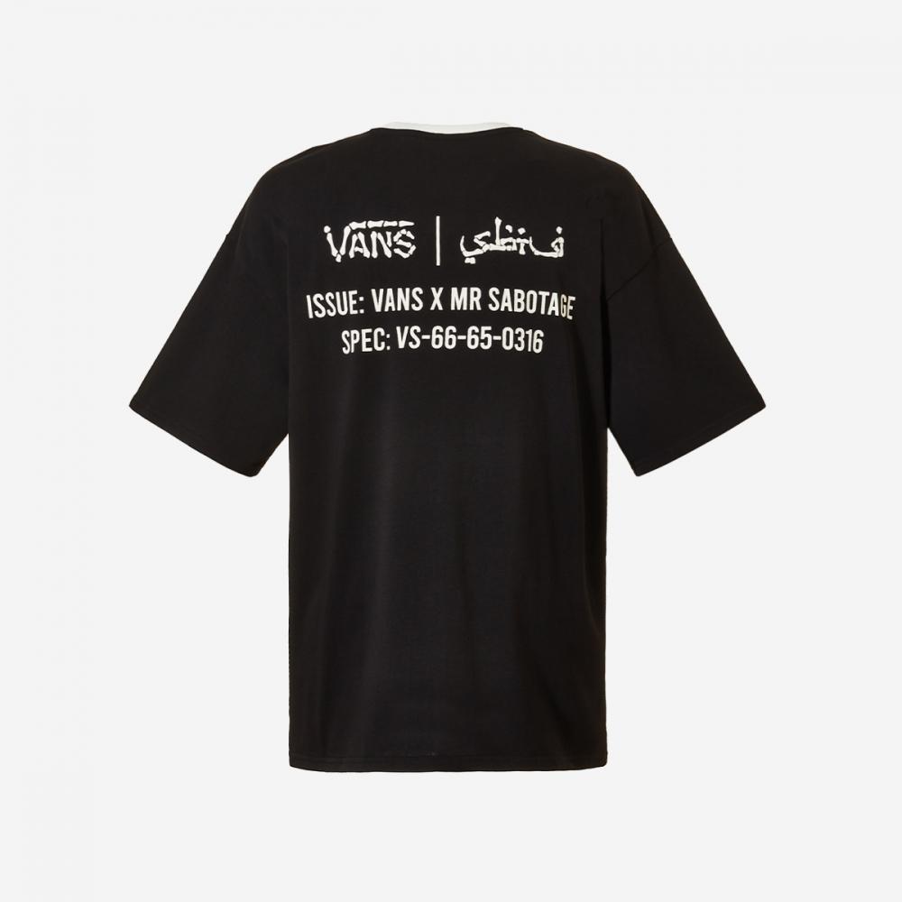 Vans SkeleTon Logo T shirT Vn000jhfblk Black