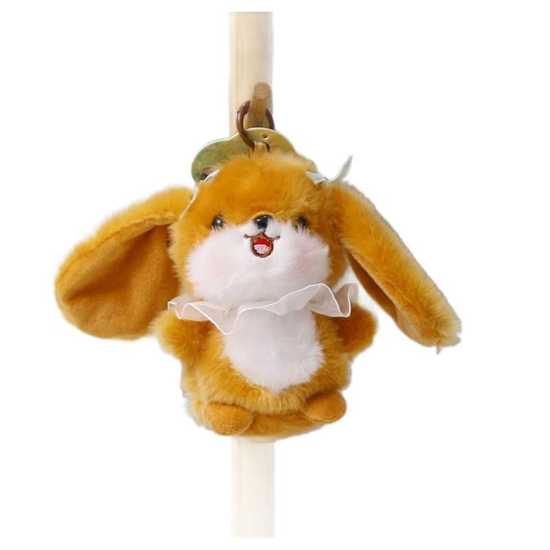 Plush Bunny Keychain Toy With Cute Ears For Wedding Gifts And Bag Decor