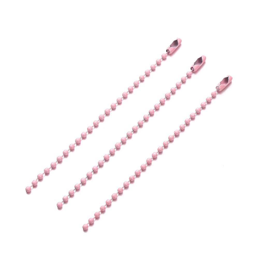 10/20pcs Colorful Ball Bead Chains Fits Key Chain Hand Tag Connector For DIY Bracelet Jewelry Making Accessorise Length 10CM