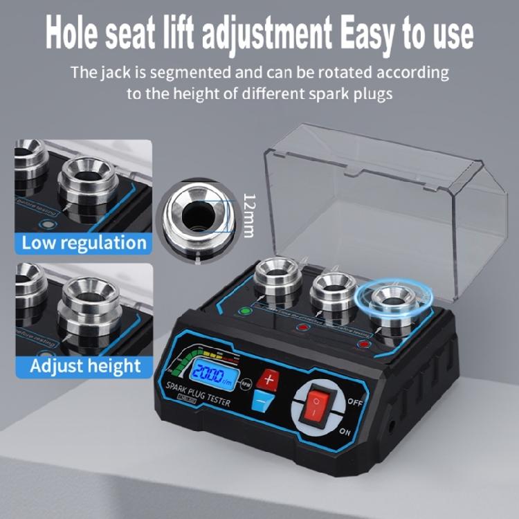 Lightweight Spark Plugs Comprehensive Performances Evaluation Testing Device with LCD Digital Display for Quick Result