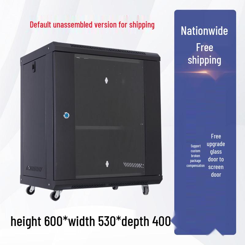 Wall-Mounted Network Rack: 6U/4U/12U Small Cabinet for Monitor Equipment and Switches