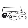 5 PCS Car Weatherstrip Seals Kit Left Right Door Roof Trunk Weatherstrip Gasket Seal RR7002 Replacement for Firebird