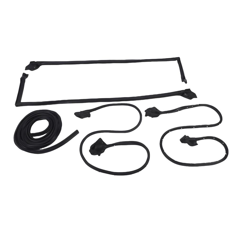 5 PCS Car Weatherstrip Seals Kit Left Right Door Roof Trunk Weatherstrip Gasket Seal RR7002 Replacement for Firebird