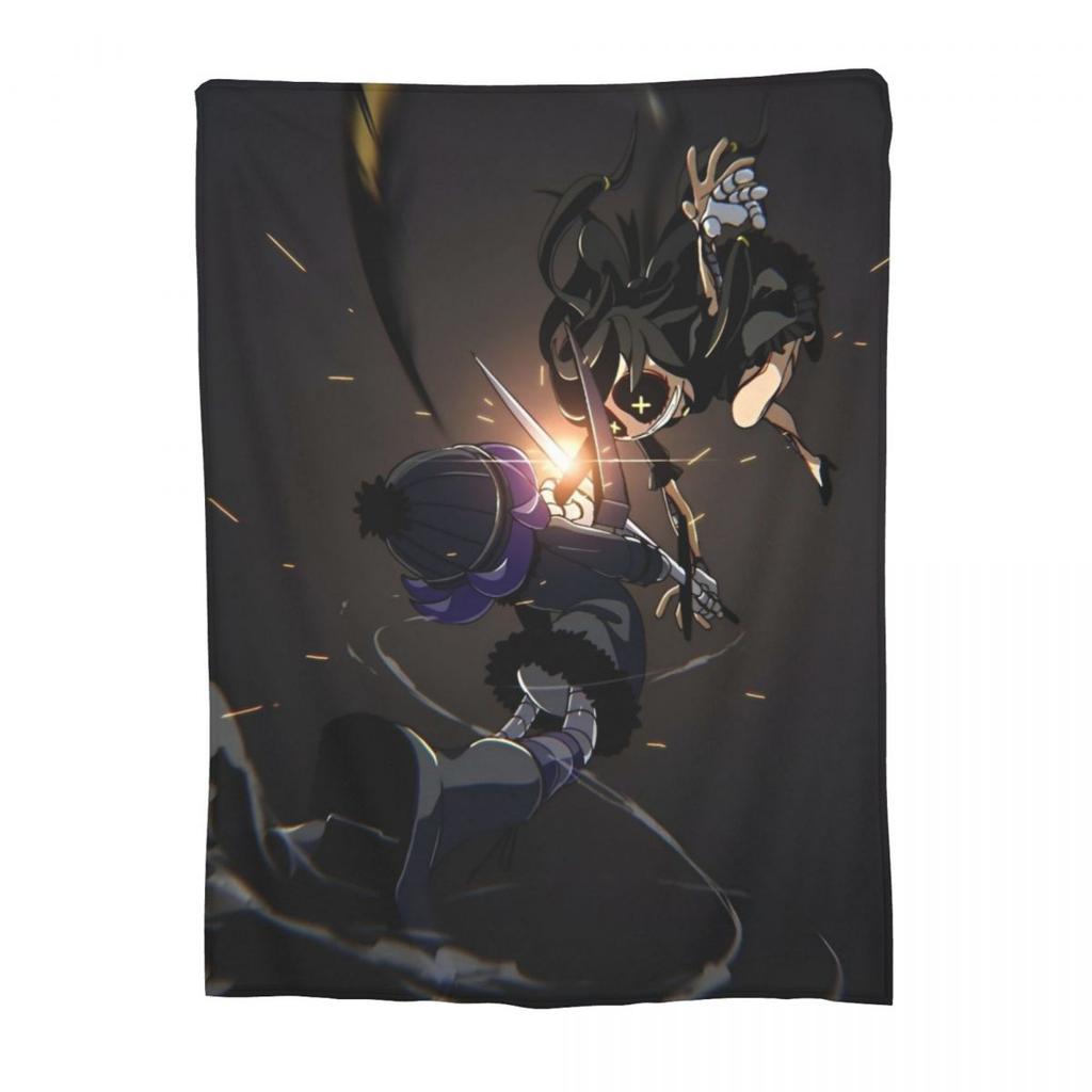 Murder Drones Uzi Doorman Knitted Blanket Coral Fleece Plush Tv Series Soft Throw Blankets for Outdoor Travel Bedroom Quilt