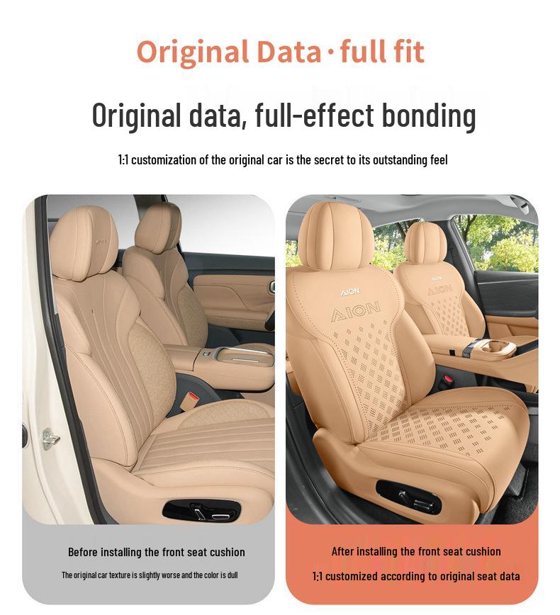 AION UTsuper Special Suede Car Seat Cushion - Universal All-Season Fit for 26 Models