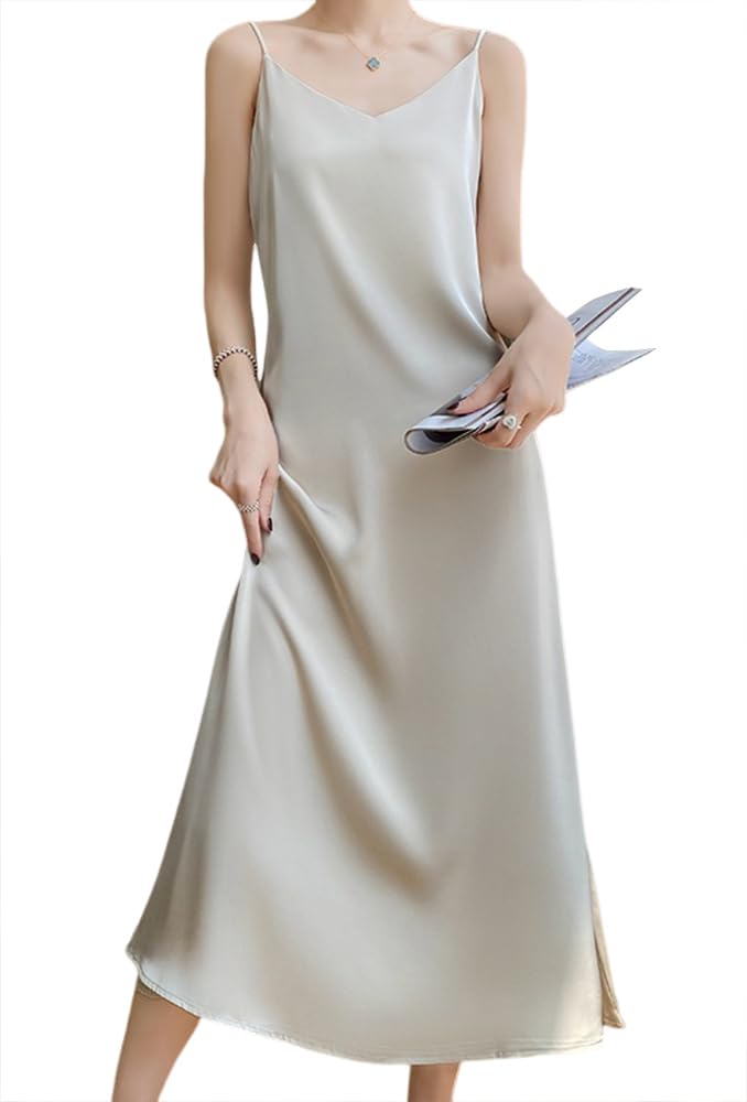 

Syvent Длинное атласное нижнее белье 17 Гладкая майка 12F702 Женская майка, Цвета, Глянцевый, Сексуальный, Платье, Нижнее белье, Комбинация, Подъюбник, Платье, Пижама,