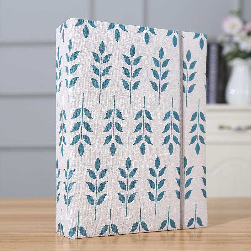 200pcs 6-inch Fabric Photo Album Creative Large Capacity Interleaf Type Family Album Children Growth Memorial Booklet