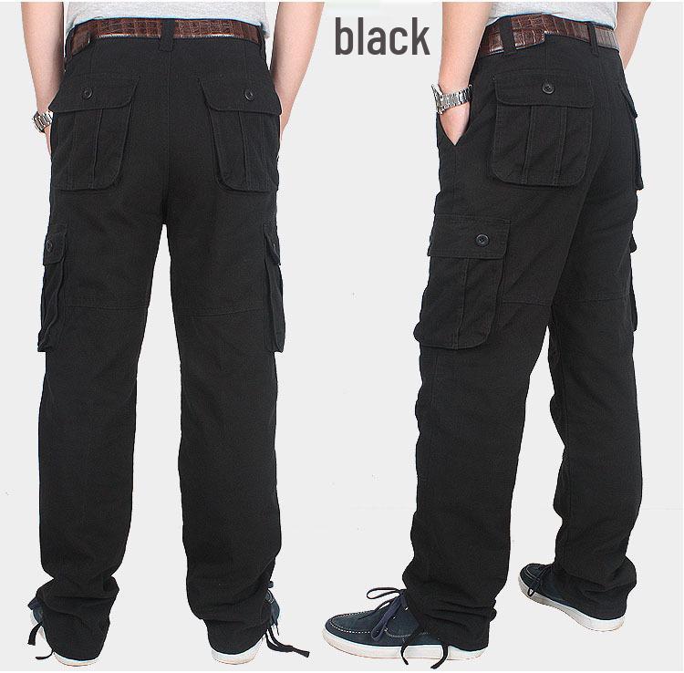 

Мужские брюки больших размеров в стиле кэжуал с несколькими карманами для работы 38