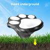 4PCS Outdoor Solar Paw Print Buried Light LED Lawn Lighting Lamp Waterproof IP44 String Light for Garden Courtyard Decorations