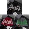 Wool Vintage Knit Beanie With Hand Embroidered Design For Winter Casual Wear