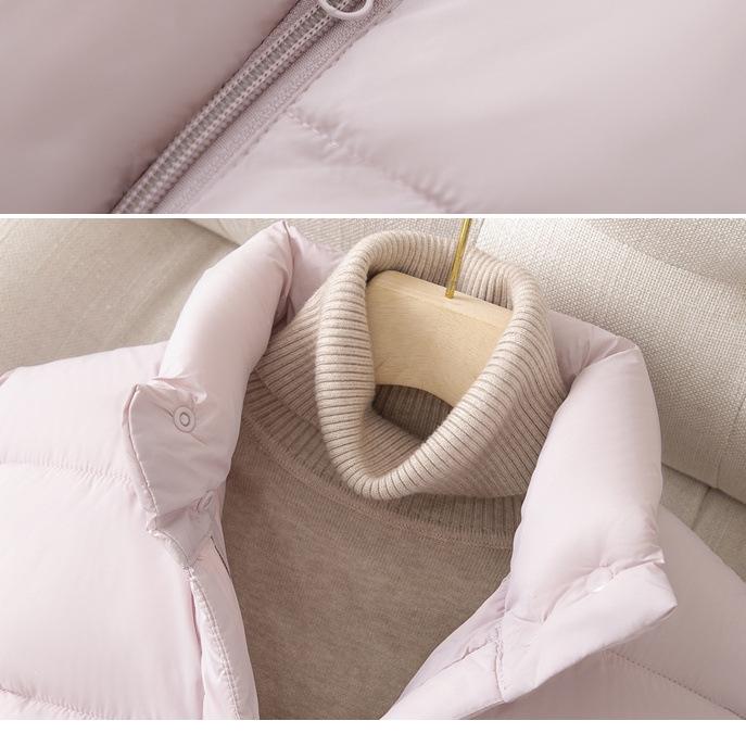 Women's Short Winter Puffer Coat - Stand Collar, Thickened, Loose Fit, Korean Style