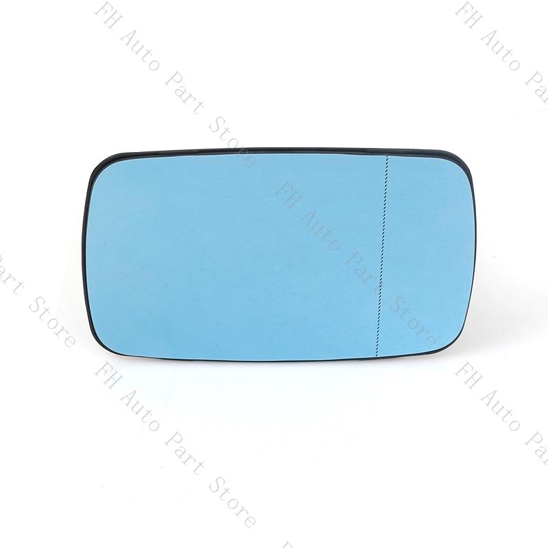 

For BMW 3-Series E46 / 5-Series E39 Sedan Wagon 1997 1998 1999 2000 2001 2002 2003 Blue Heated Rearview Side Mirror Glass Lens