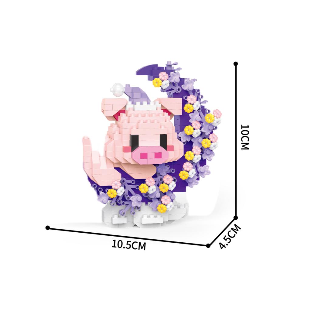 Nová Mini Kočka Pes Mýval Panda Roztomilý Mazlíček Malé Stavební Kostky Model Série Dekorace Dětské Hračky Dětský Dárek