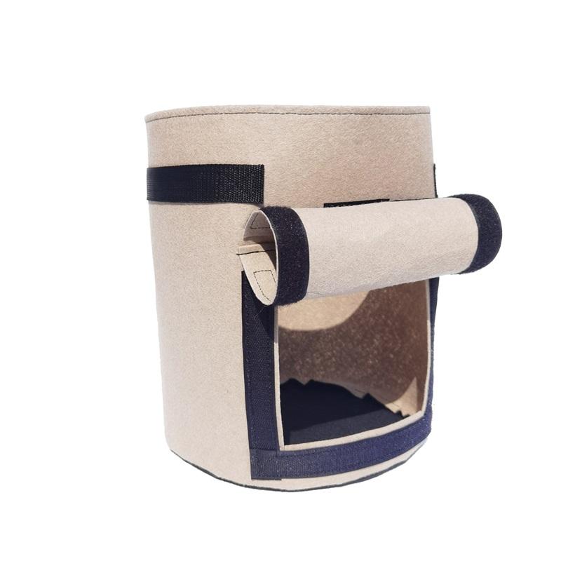 Sweet Potato Potato Planting Bag Green Thickened Felt Plant Planting Bucket Non-woven Flower Pot With Window