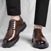 Spring Autumn Flat Formal Leather Shoes Men Business Oxfords Shoes Casual Sports Shoes Social Elegance Trendy Footwear