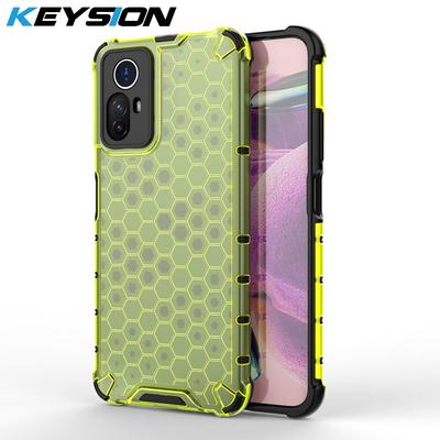 KEYSION Xiaomi Redmi Note 12 Pro + 5G için Redmi Note 12S 12 Pro 4G Şeffaf Petek Telefon Kapağı için Darbeye Dayanıklı Zırh Kılıfı
