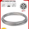 304 Stainless Steel Anti-Rotation Flexible Wire Rope 19x7 - Available In 3mm, 4mm, 5mm, 6mm, 8mm Sizes