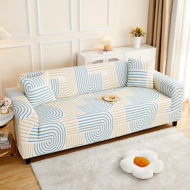 

1/2/3/4/ Seat Floral Printed All-inclusive Sofa Slipcover Elastic Sofa Funda Sofa Cover for Living Room L-shaped Couch Slipcover 1Seat 90-140cm