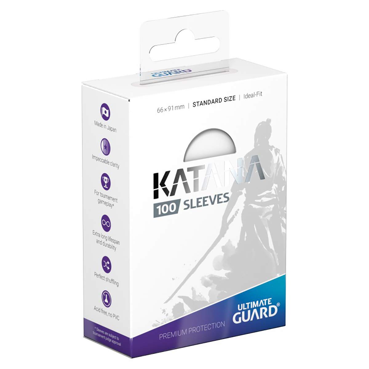 

Ultimate Guard Katana Sleeve Стандартный размер 100 Card Sleeves Clear