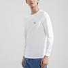 Calvin Klein Large Logo Round Neck Fashion Casual Letter Print Slim Fit Long Sleeve T-Shirt Unisex T-Shirt Moonlight-White J324477-YAF