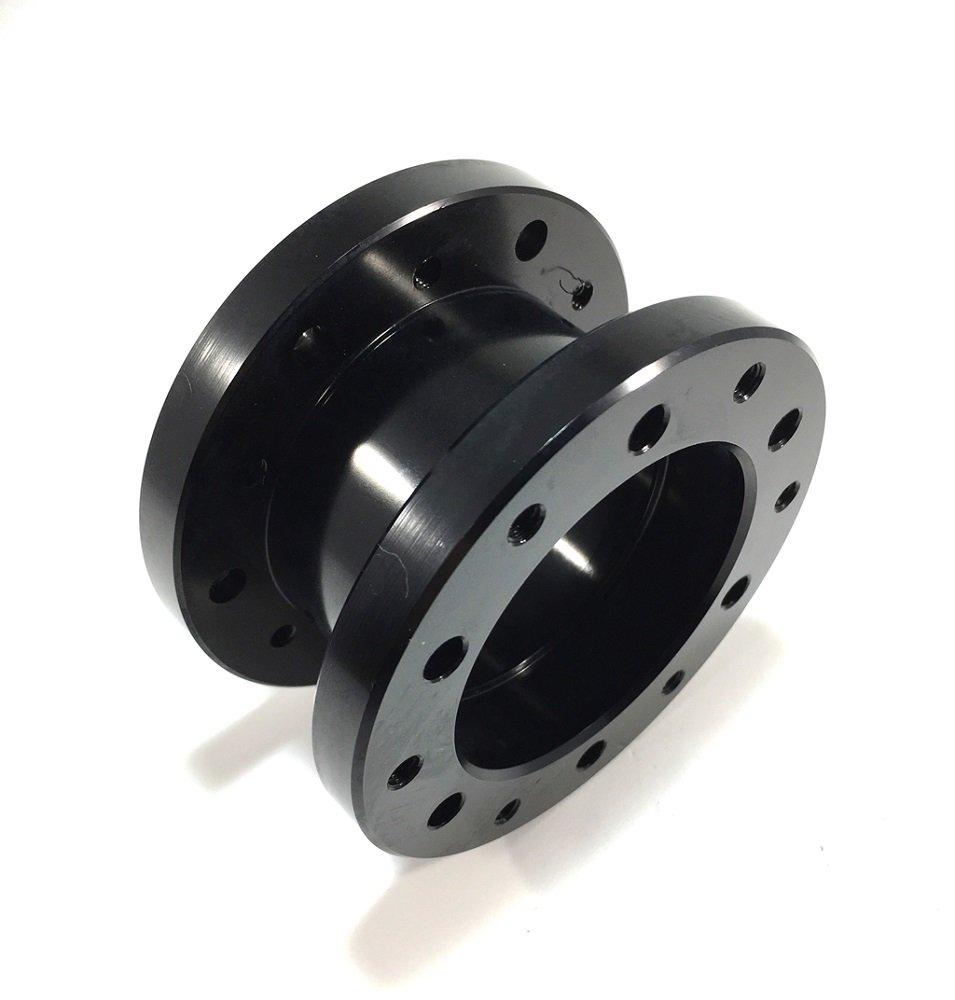 Steering Boss Purple Spacer, Aluminum, 50mm, Universal, Silver, Black, Red, Blue, (Black)
