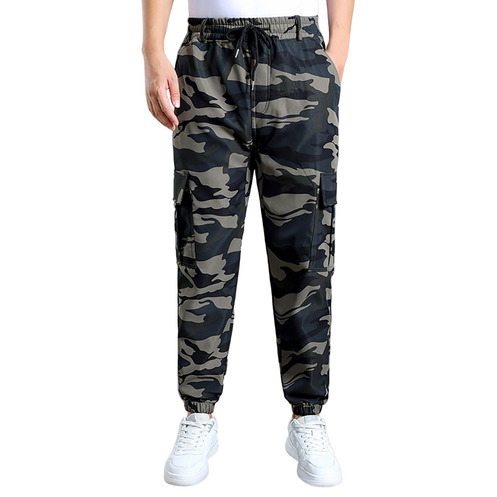 

Чоловічі штани-карго Спортивні водонепроникні спортивні штани великих розмірів для походів 190 зелений