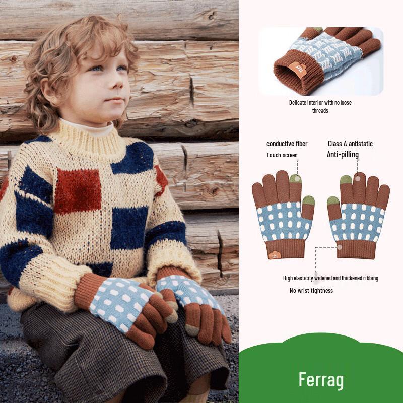 Kocotree Kids Winter Touchscreen Gloves