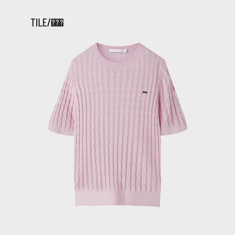 HLA Women's Summer Short-Sleeve Fine Twist Knit Sweater