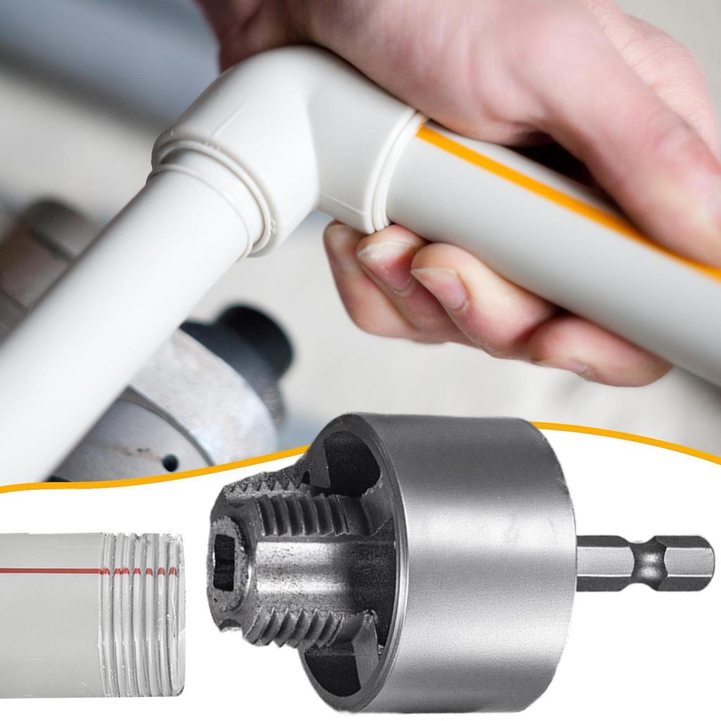 PVC Threader PVC Pipe Threading Tool For Home Repair Multifunctional Ergonomic Plumbing Accessories For Household Repair