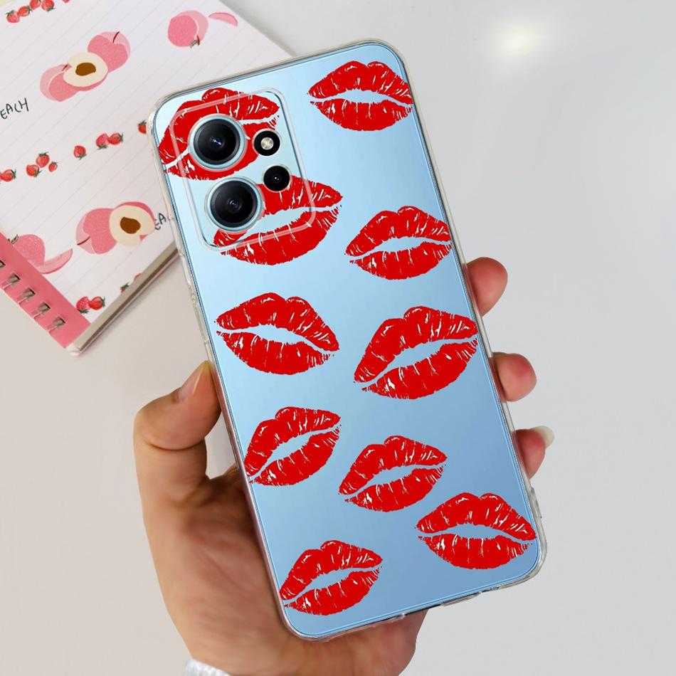 For Xiaomi Redmi Note 12 Case Redmi Note12 4G Global Cute Painted Soft Silicone TPU Phone Back Cover Bumper