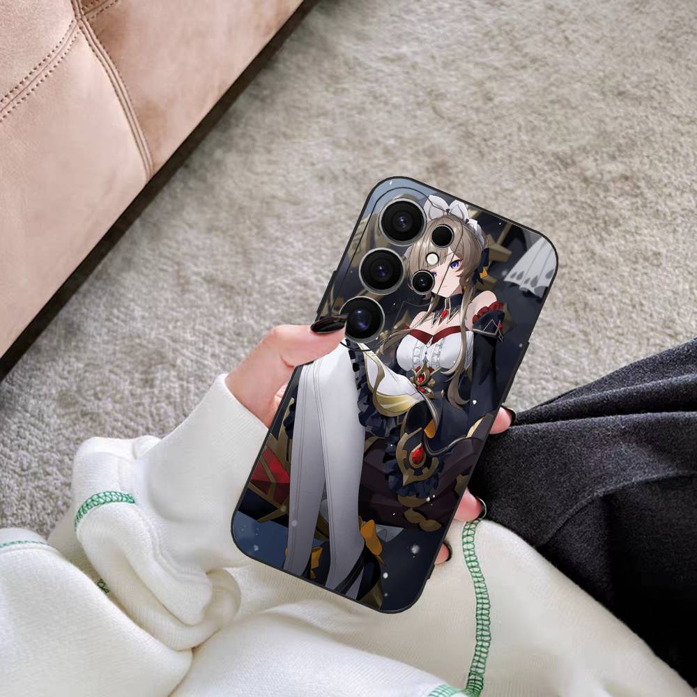 

Game Genshin Impact Sandrone Phone Case For Samsung S 20 21 22 23 lite plus ultra Clear Mobile Cover Funda Samsung S21 fe