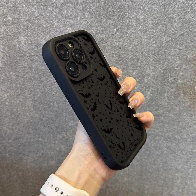 Vintage Red Bats Skull Trendy Pattern Soft Case For Xiaomi Redmi 13C 14C 13 Redmi Note 14 13 12 Pro Plus 5G 12S 11S 11 10 Cover