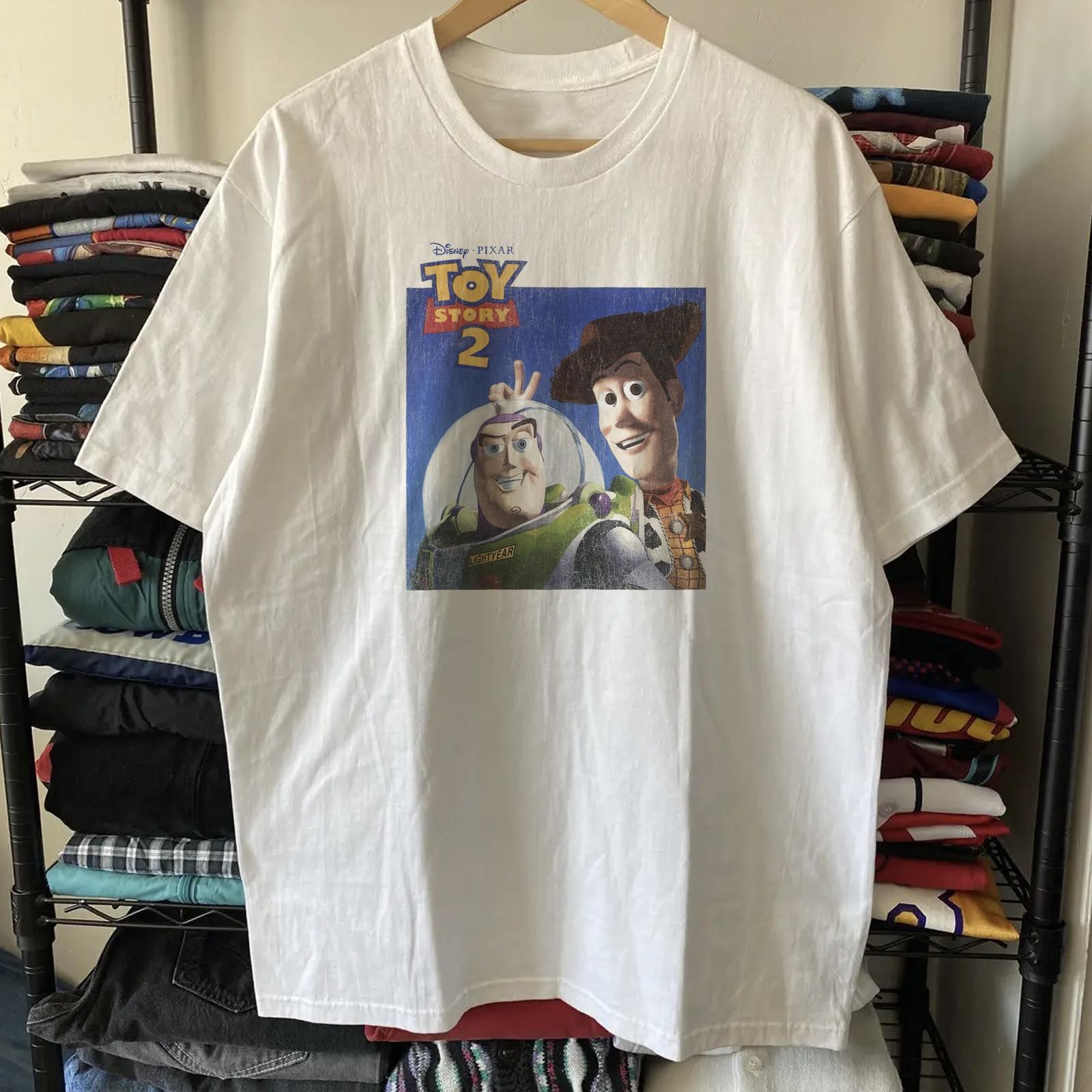 1999 Toy Story 2 Promo Rare T-Shirt White M 3XL