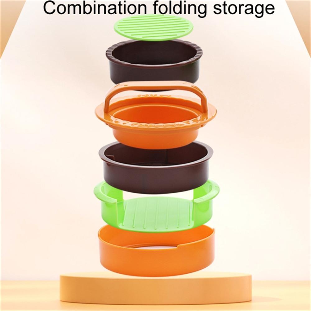 Round Hamburger Patty Making Tool Kitchen Burger Meat Press Tool (BPA Free,No FDA Certified)