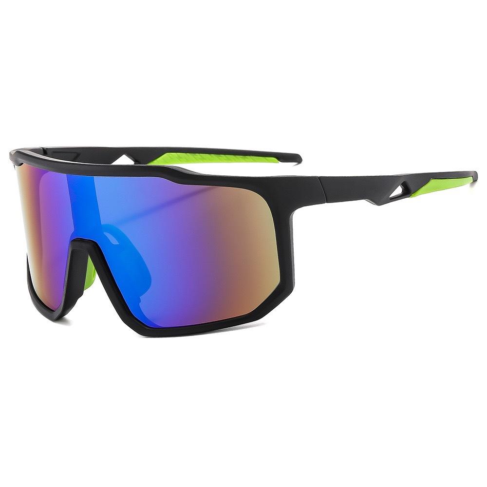 Men's Women's Outdoor Sports European American Cycling Sunglasses Large Frame Bicycle Cross-border New UV Resistant Glasses