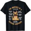 Anatomy of a German Shepherd T Shirt Funny Dog Lover Gifts T-Shirt