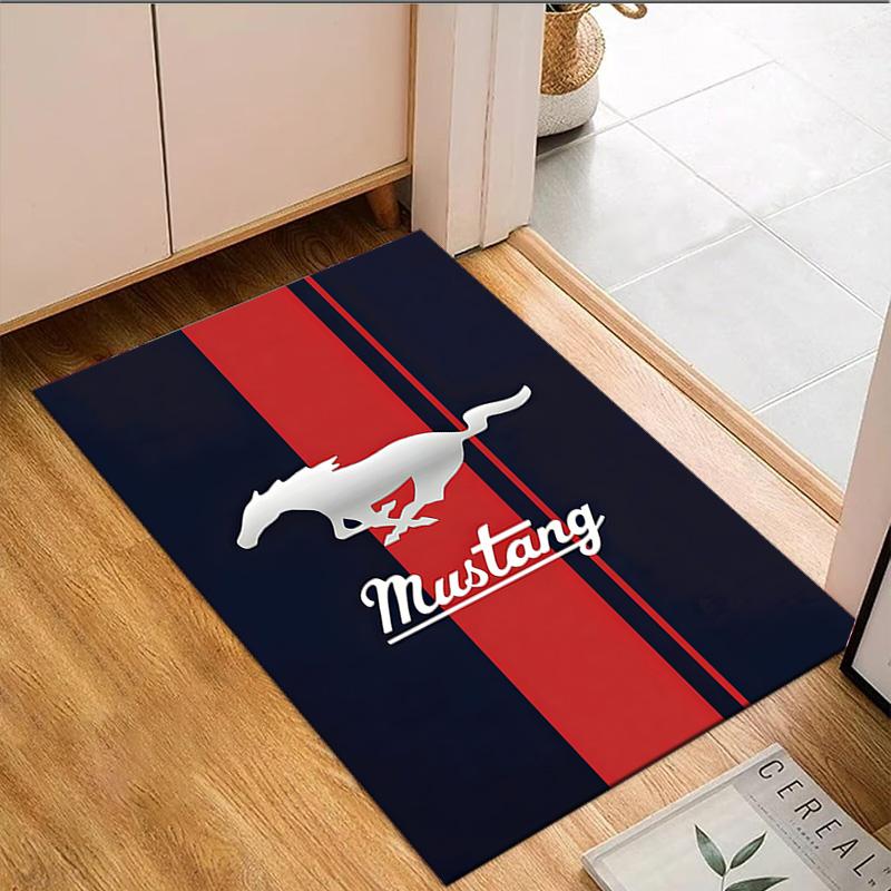 1PC Mustang Carpet Floor mat, Anti-slip mat Chair rug For livingroom,Bedroom, doormat home decor Gift Christmas Gifts