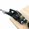 Black 15° Woodworking Pocket Hole Jig - Drilling Locator for Wood Board Installation